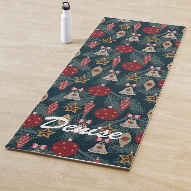 Weihnachtsdekoration Yogamatte (Beispiel)
