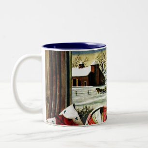 Weihnachtsdekoration Zweifarbige Tasse