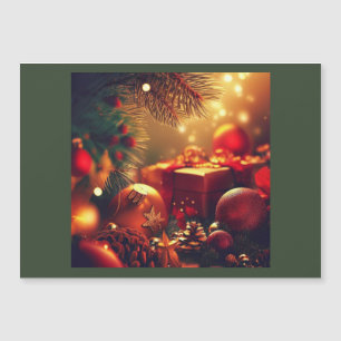 Weihnachtsdekorationen 2 magnetkarte