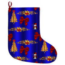 Weihnachtsdekorationen auf Blau
