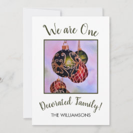 Weihnachtsdekorationen Feiertagskarte