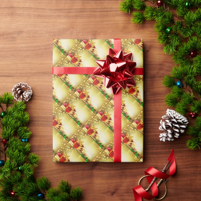 Weihnachtsdekorationen Geschenkpapier (Feiertagsgeschenk)