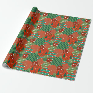 Weihnachtsdekorationen Geschenkpapier