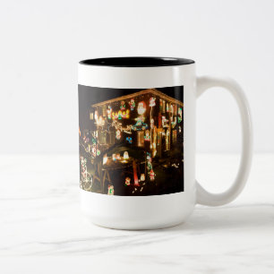 Weihnachtsdekorationen im Freien Zweifarbige Tasse