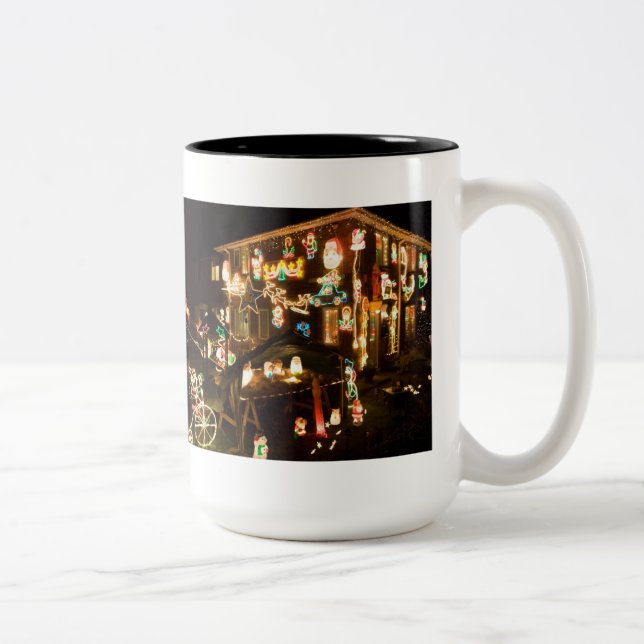 Weihnachtsdekorationen im Freien Zweifarbige Tasse (Rechts)