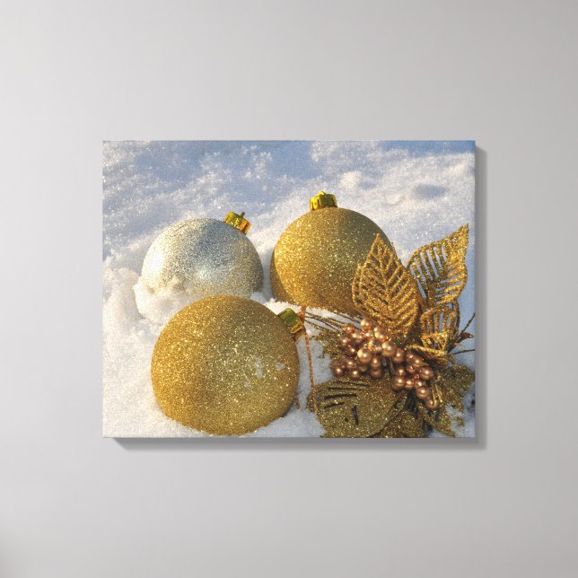 Weihnachtsdekorationen, Leinwand (Vorderseite)