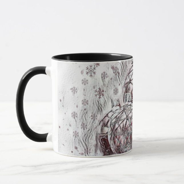 Weihnachtsdekorationen Ornamente Tasse (Links)