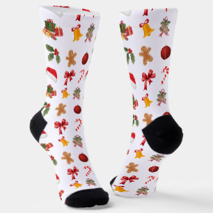 Weihnachtsdekorationen Socken