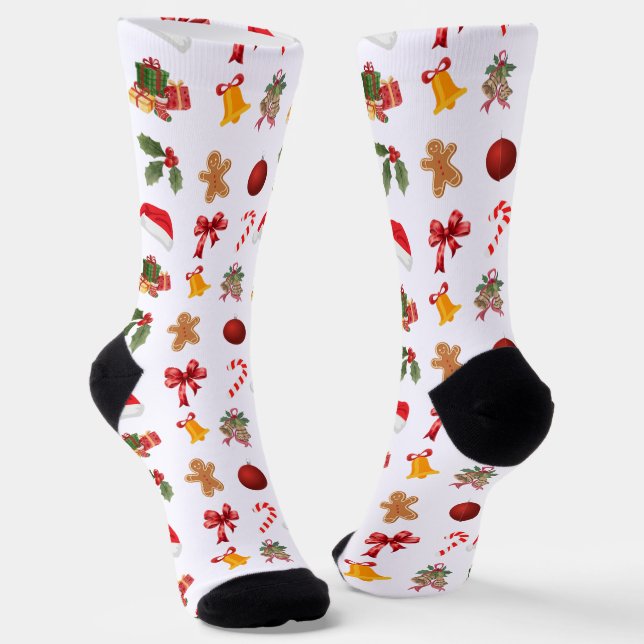 Weihnachtsdekorationen Socken (Gewinkelt)