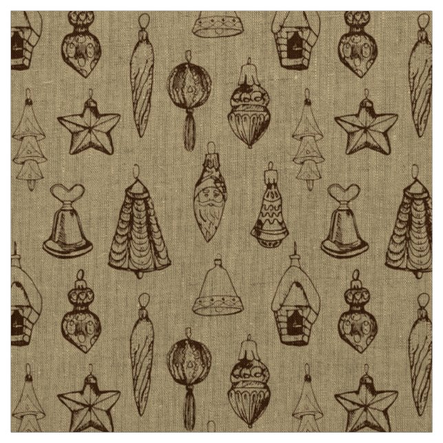 Weihnachtsdekorationen Stoff (Muster)