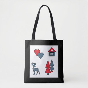 Weihnachtsdekorationen Tasche