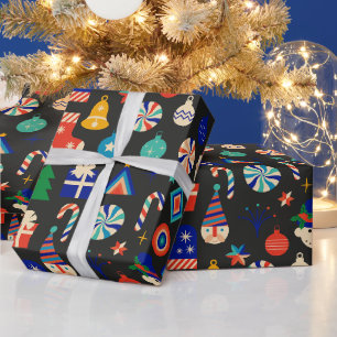 Weihnachtsdekorationen, Zierkollektion Geschenkpapier