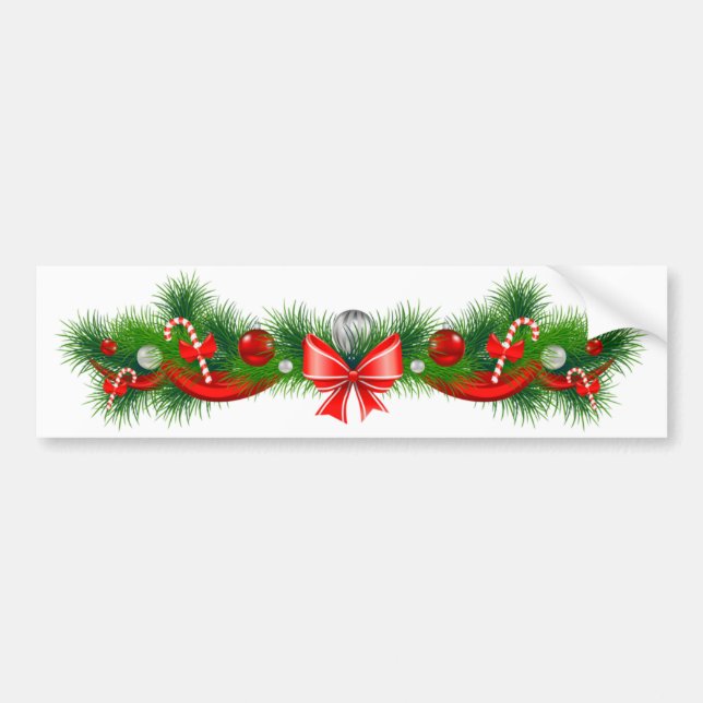 Weihnachtsdekorationsaufkleber Autoaufkleber (Vorne)
