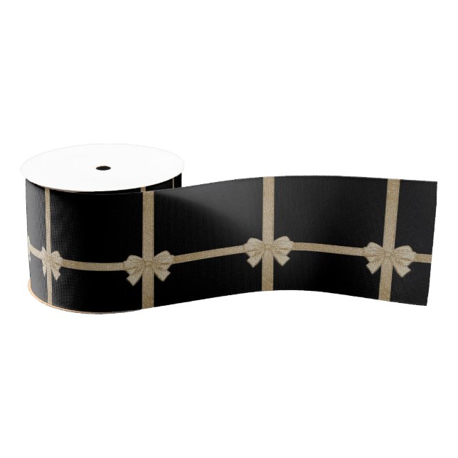 Weihnachtsdekorationsband Ripsband (Spule)