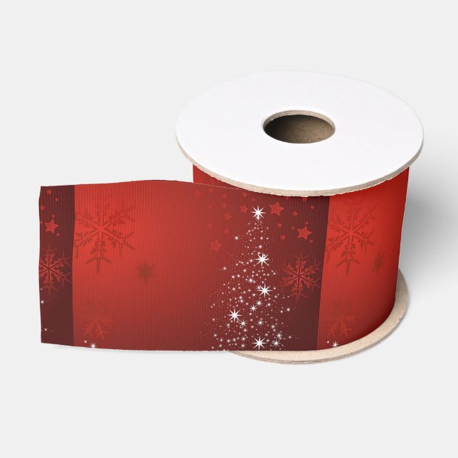 Weihnachtsdekorationsband Ripsband (Spule)