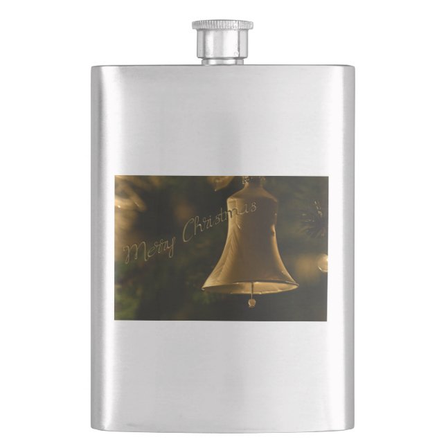 Weihnachtsdekorationsglocke Flachmann (Vorderseite)