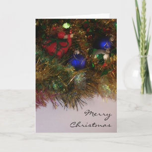 Weihnachtsdekorationskarte Feiertagskarte