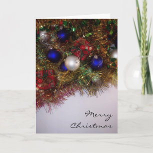 Weihnachtsdekorationskarte Feiertagskarte