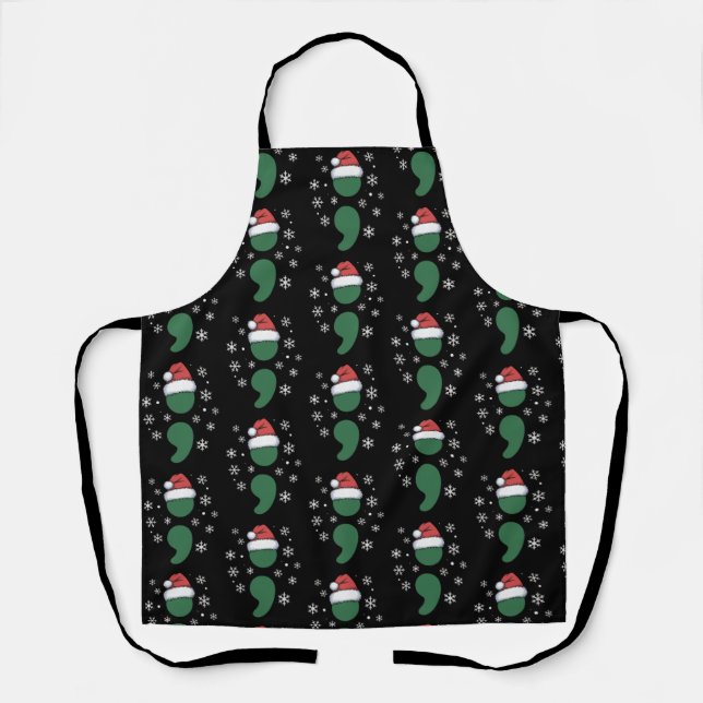 Weihnachtsdepression Bewusstsein Xmas Schürze (Vorderseite)