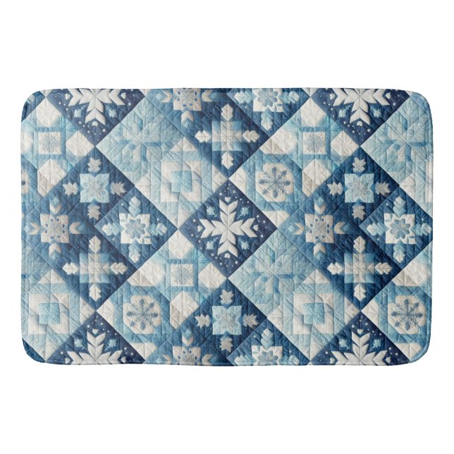 Weihnachtsdesign Badematte (Vorderseite)