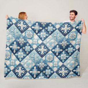 Weihnachtsdesign Fleecedecke