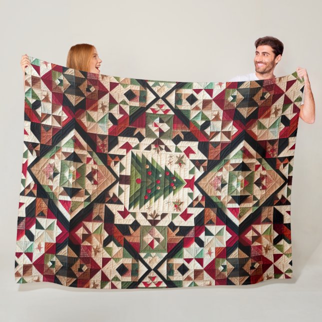 Weihnachtsdesign Fleecedecke (Beispiel)