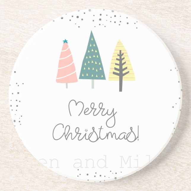 Weihnachtsdesign Getränkeuntersetzer (Vorne)