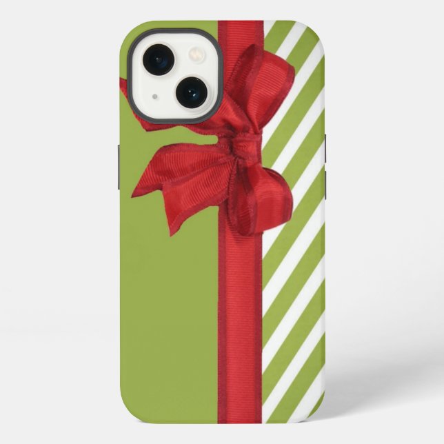 Weihnachtsdesign iPhone 13 Hülle (Rückseite)