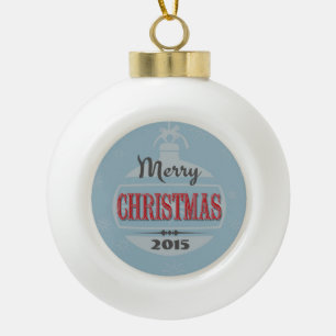 Weihnachtsdesign Keramik Kugel-Ornament