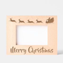 Weihnachtsdesign und Weihnachtsanfang für Reindeer Geätzte Rahmen