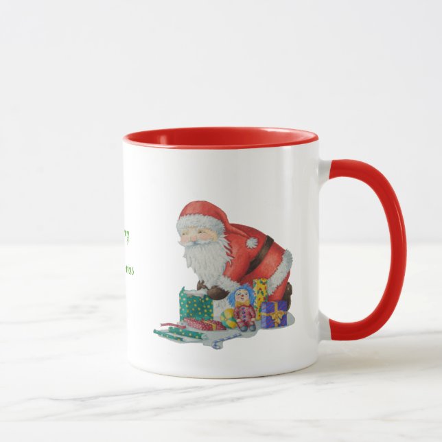 Weihnachtsdesign und Weihnachtsauflagen Tasse (Rechts)