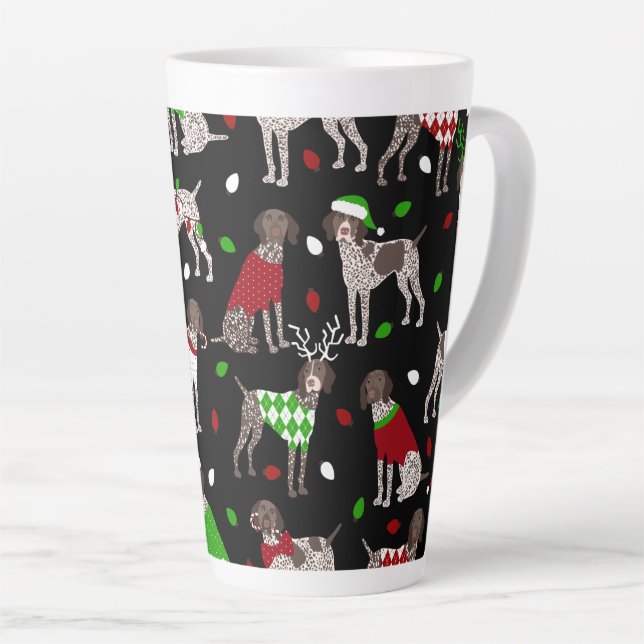 Weihnachtsdeutsch Kurzfilme Latte-Tasse Milchtasse (Rechte Ecke)