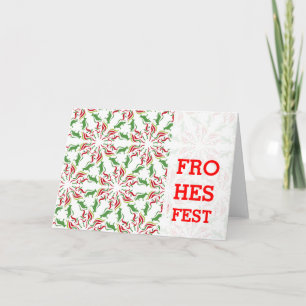 Weihnachtsdeutscher Schäferhund Feiertagskarte