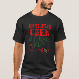 Weihnachtsdialyse für Nieren-Team-Krankenschwester T-Shirt