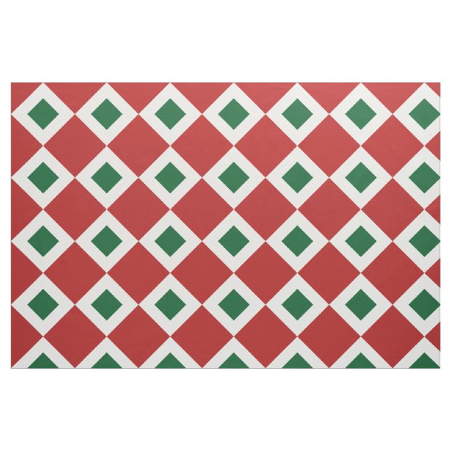 Weihnachtsdiamant-Muster-geometrisches Gewebe Stoff (Fat Quarter (45,7 x 55,9 cm))