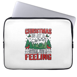 Weihnachtsdiebstahl Es Ist Ein Gefühl Rentier Schl Laptopschutzhülle