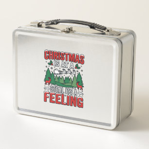 Weihnachtsdiebstahl Es Ist Ein Gefühl Rentier Schl Metall Brotdose