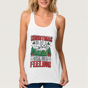 Weihnachtsdiebstahl Es Ist Ein Gefühl Rentier Schl Tank Top