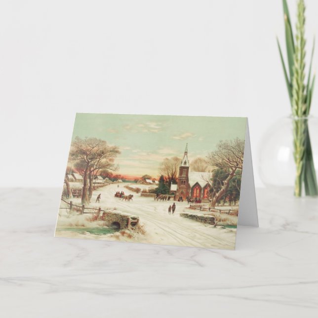 Weihnachtsdienstleistungen für Länder, eine Weihna Feiertagskarte (Vorderseite)