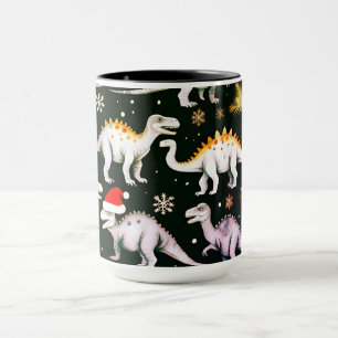 Weihnachtsdinosaurier Tasse