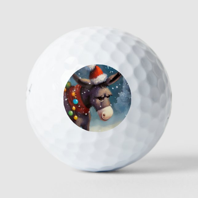 WeihnachtsDonkey (2) Golfball (Vorderseite)