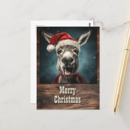 WeihnachtsDonkey Postkarte