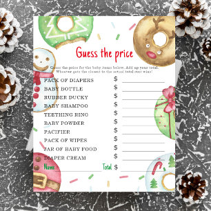 Weihnachtsdonuts - Party Price Guess Game