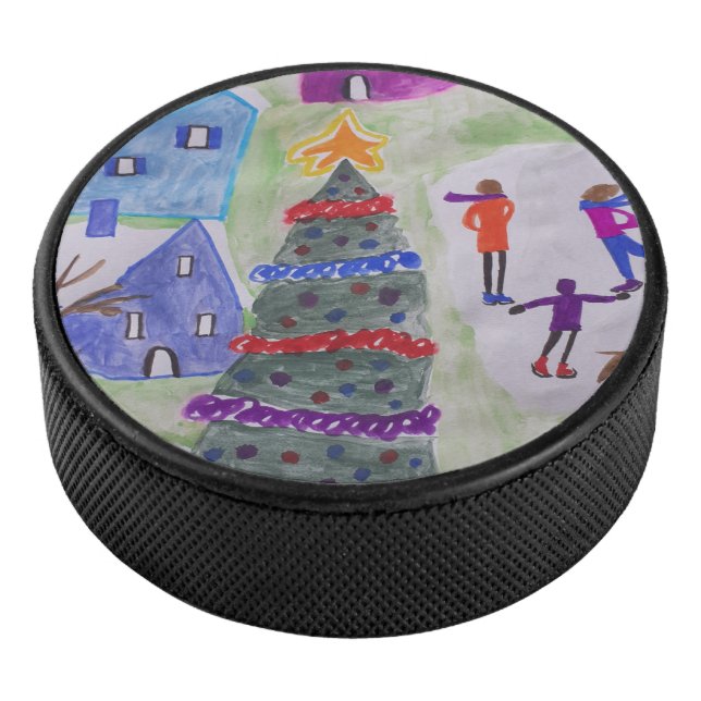 Weihnachtsdorf Eishockey Puck (3/4)