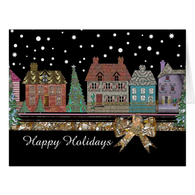 Weihnachtsdorf groß (Vorderseite (Horizontal))