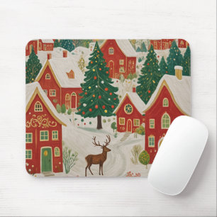 Weihnachtsdorf Mousepad