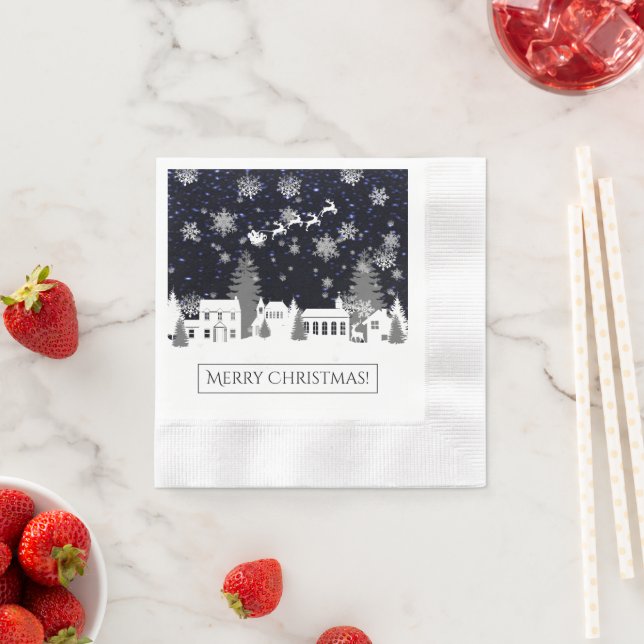 Weihnachtsdorf Paper Napkin Serviette (Beispiel)