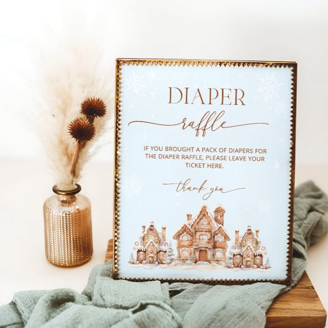 Weihnachtsdorf Winter Baby Duschdusche Windeln Raf Poster (Von Creator hochgeladen)