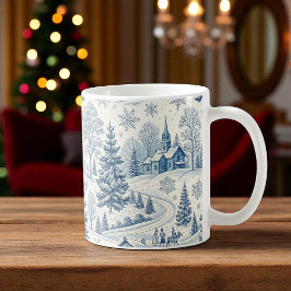 Weihnachtsdorf Winterlandschaft Tasse