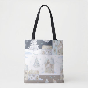 Weihnachtsdorf Winterurlaub Shopping Tasche